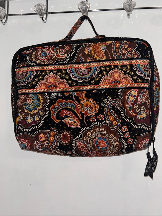 Vera Bradley Handbags - Quilted Paisley Laptop Case/ Travel Bag - Black/Brown